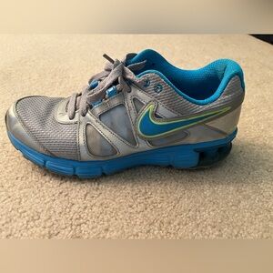 Nike Gray and Blue Sneakers